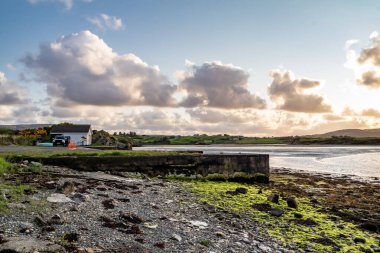 Killult kıyısında, Gortahork, County Donegal, İrlanda.
