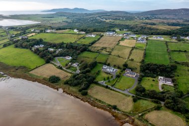 Lettermacaward 'dan Aerial of Cor and Cullion, County Donegal, İrlanda.