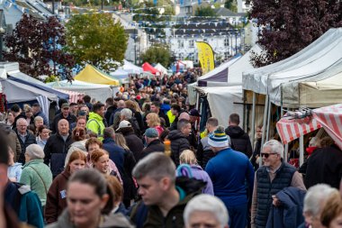GLENTIES, COUNTY DONEGAL, IRELAND - 13 Eylül 2025: The Hasat Fuarı, Anayol 'da düzenlenen ücretsiz yıllık etkinliktir..