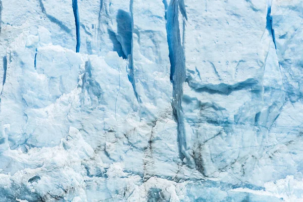 Detalhe Velho Gelo Turquesa Geleira Perito Moreno Parque Nacional Los — Fotografia de Stock