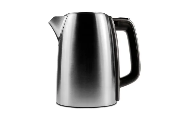 Electric Stainless Kettle Isolated White Background Stock Image