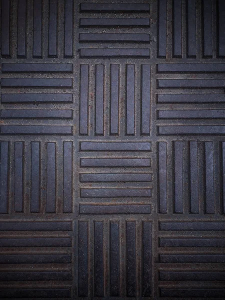 Closeup Old Iron Ornamented Door — Stock Photo, Image