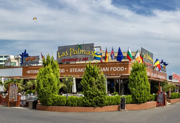 Bulgaristan Burgaz Kentindeki Sunny Plajındaki Restoran Telifsiz Stok Imajlar
