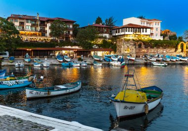 Yazın eski Nessebar kasabası