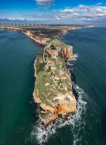 Bulgaristan 'ın Karadeniz kıyısındaki Kaliakra Burnu havadan izleniyor