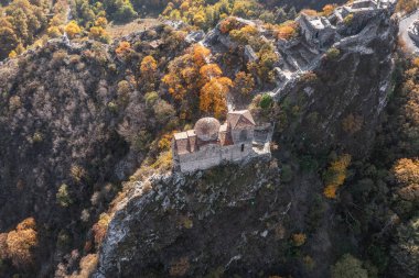 Medieval Asen's Fortress near Asenovgrad, Plovdiv, Bulgaria clipart