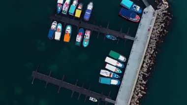 Bulgaristan 'ın Burgaz kentinin Nessebar kentindeki balıkçılık limanı