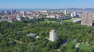 Bulgaristan 'ın Burgaz kentindeki deniz manzarası