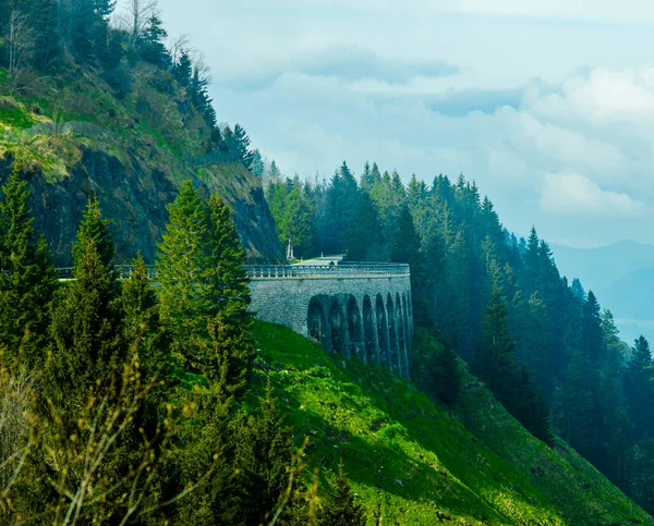 Rossfeld Panoramic Road Nos Alpes Alemanha Áustria — Fotografia de Stock