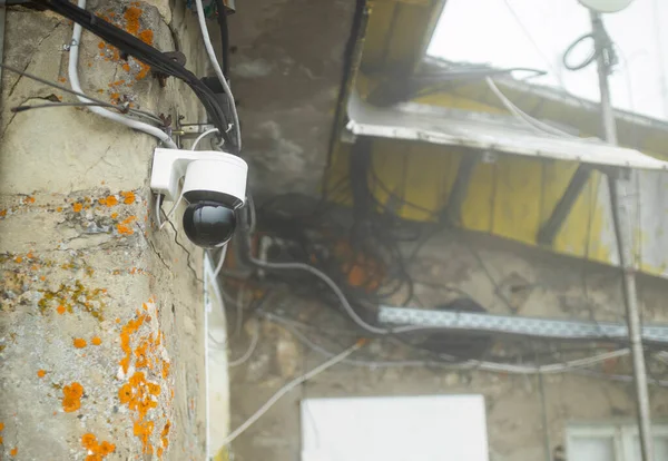 Камеры Наблюдения Открытом Воздухе Вид Офис — стоковое фото