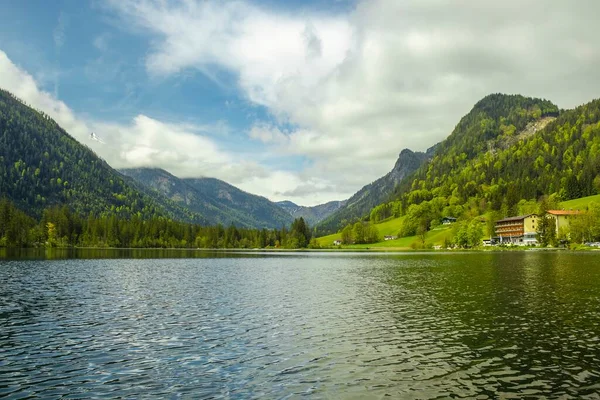 Almanya Bavyera Daki Hintersee Gölü — Stok fotoğraf