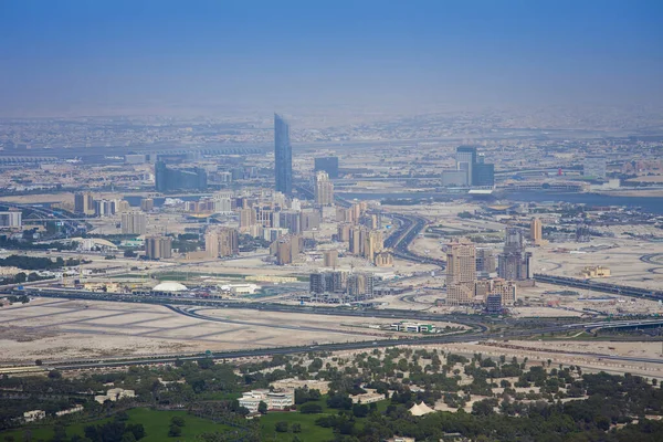 Cityscape Dubai Luchtfoto Verenigde Arabische Emiraten — Stockfoto