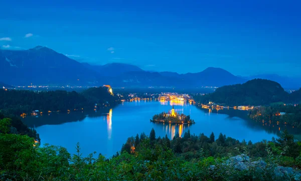 Slovenya Avrupa Ortamının Lake Bled — Stok fotoğraf