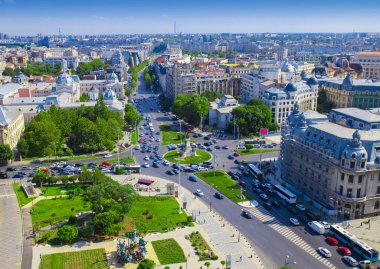 Romanya'da Bükreş şehir