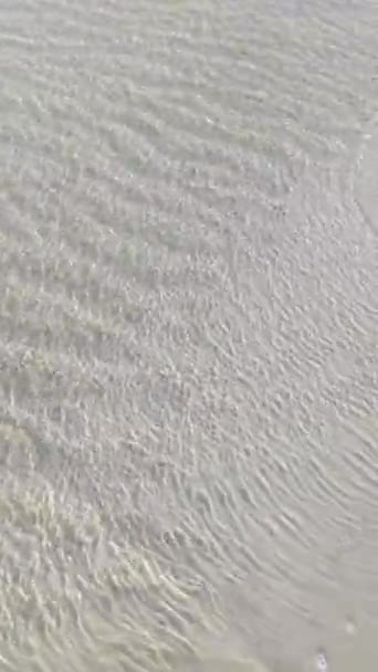 Природа Текстуры Бег Рябь Воде Движущийся Фон Медитативным Гипнотическим Эффектом — стоковое видео