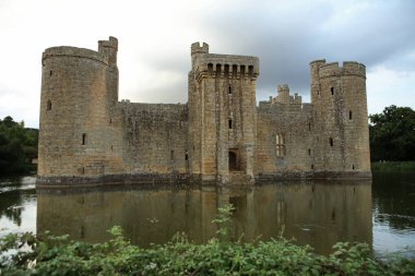 Bodiam Castle near Robertsbridge, East Sussex in England, UK clipart