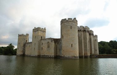 Bodiam Castle near Robertsbridge, East Sussex in England, UK clipart