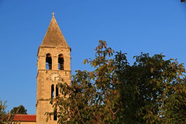 Hırvatistan 'ın Vis Adası' ndaki Vis Town 'daki Aziz Jerome Manastırı