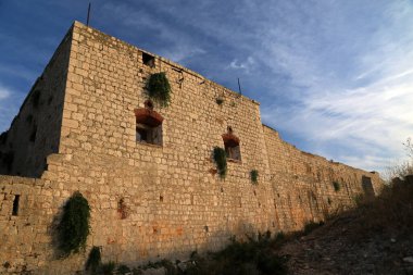 Fort George was built by the British, Vis island, Croatia clipart