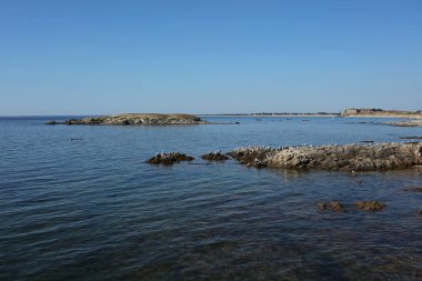 Quiberon Yarımadası Vahşi Sahili, Brittany, Fransa