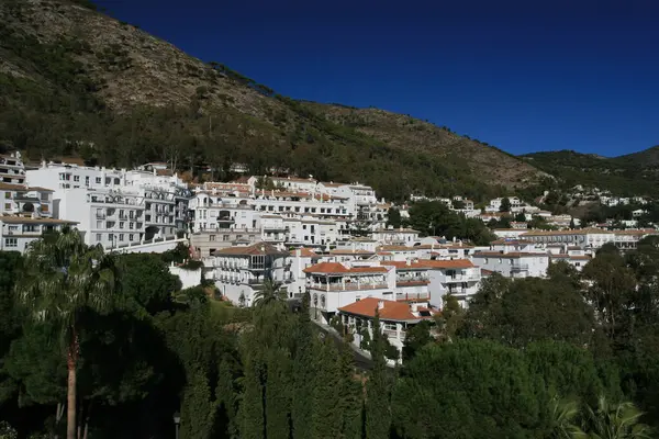 Costa Sol sahili manzaralı, Mijas, İspanya manzaralı.