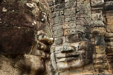 Lokesvara 'nın Yüzleri, Bayon Tapınağı, Angkor, Kamboçya