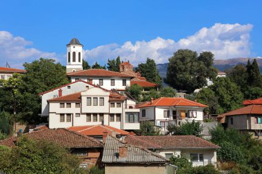 Ohri kentinin manzarası, Kuzey Makedonya