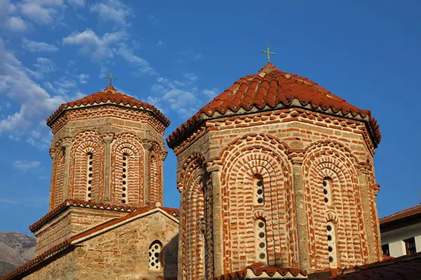 Kuzey Makedonya 'nın Ohri kenti yakınlarındaki Aziz Naum Manastırı