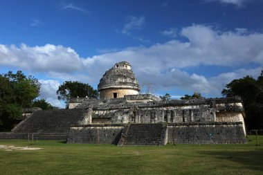El Caracol - Gözlemevi, Maya medeniyetinin Chichen Itza, Yucatan, Meksika bölgesinde bir yapı.