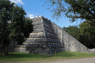 Chichen Itza 'daki Osario Piramidi, Yucatan, Meksika