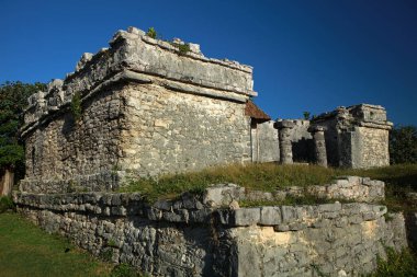 Tulum, Yucatan, Meksika 'daki Chultun Evi.