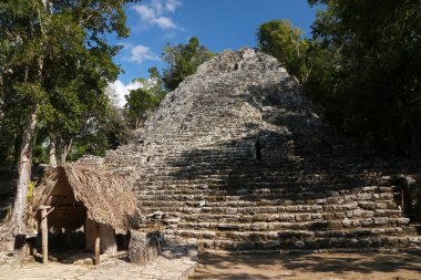 La Iglesia piramidi, Coba kompleksi, Yucatan, Meksika