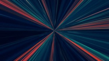 Hiperuzay tünelinde uçuyor. Girdap çizgisi soyut arkaplanı yakınlaştır