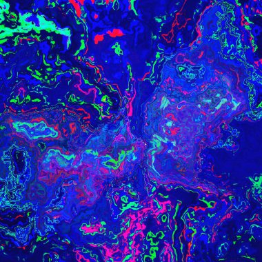 Soyut renkli mermer desen arkaplan çizimi. Neon renkli karışık resim 