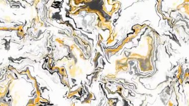 Abstract colorful marble texture background. Black, white and gold color mix together, modern animation backdrop