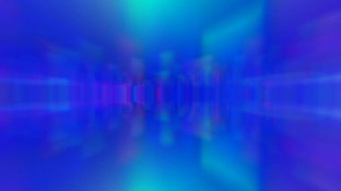 News, broadcast glowing intro animation. Flying through abstract rectangle background