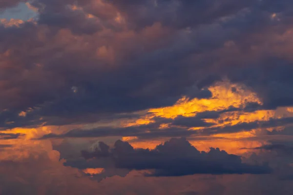 Гарне Небо Заходу Сонця Текстура Характерний Фон Хорватія Острів Крк — стокове фото