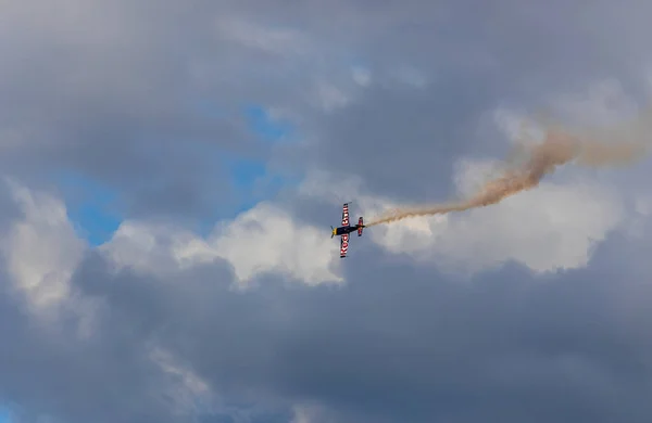Hosin République Tchèque Septembre 2023 Célèbre Pilote Acrobatique Martin Sonka — Photo