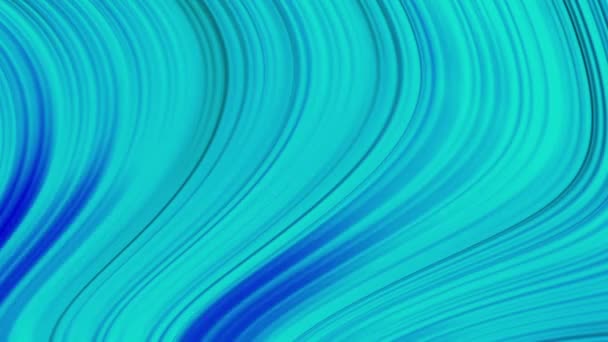 Çarpık Dalga Mavi Fraktal Çizgi Parlar Renk Değiştirir Modern Arkaplan — Stok video