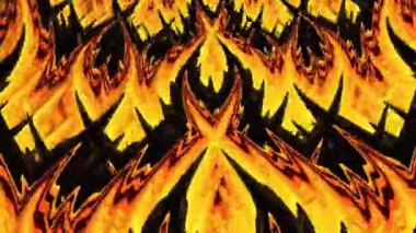 Soyut ateş düzeni, doku akışı. Düz döngü yapılabilir canlandırma