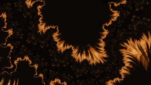 Éclaboussures Couleur Sur Fond Texture Noire Animation Boucle — Video