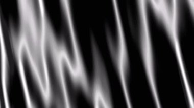 Soyut lüks gümüş ve siyah dalga, arka planda akıyor. Modern animasyon