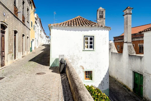 Witgekalkte Architectuur Van Monchique Algarve Portugal — Stockfoto