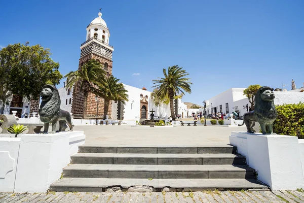 Antigua Iglesia Nuestra Señora Guadalupe Principal Monumento Histórico Teguise Lanzarote —  Fotos de Stock