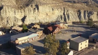 Small Old West film set called Western Leone where famous westerns were filmed on Tabernas Desert, Almeria, Andalusia, Spain