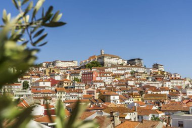 Şehir manzarasına yukarıdan bak, Coimbra.