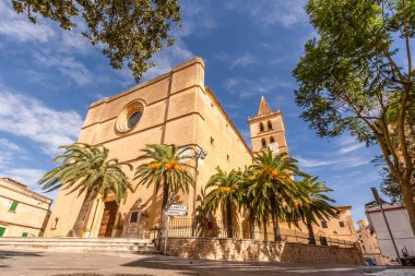 beautiful view of Porreres in Mallorca, Spain, Europe clipart