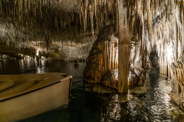 Csodálatos Képek Drach Barlangok Mallorca Spanyolország Európa Jogdíjmentes Stock Fotók