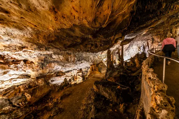 Дивовижні Фотографії Печер Драч Майорці Іспанія Європа Стокове Фото