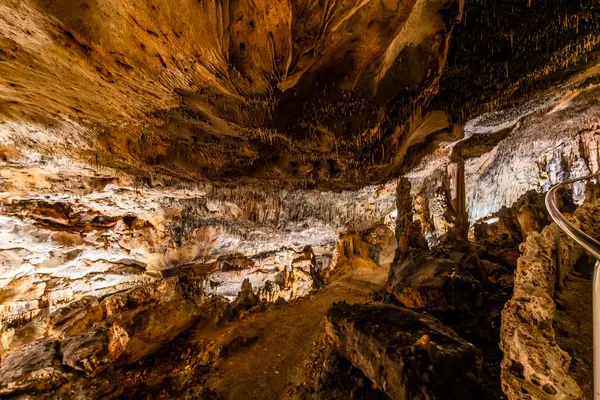 Дивовижні Фотографії Печер Драч Майорці Іспанія Європа Стокове Фото